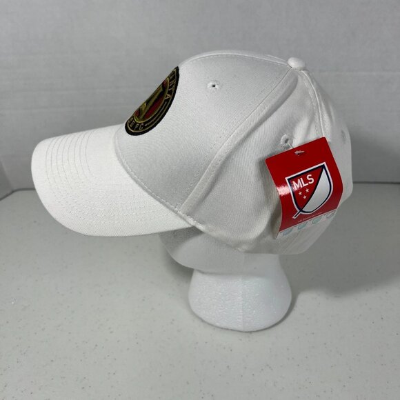 Fanatics Mens One Size White Atlanta United FC MLS Iconic Adjustable Hat NWT - Picture 2 of 7